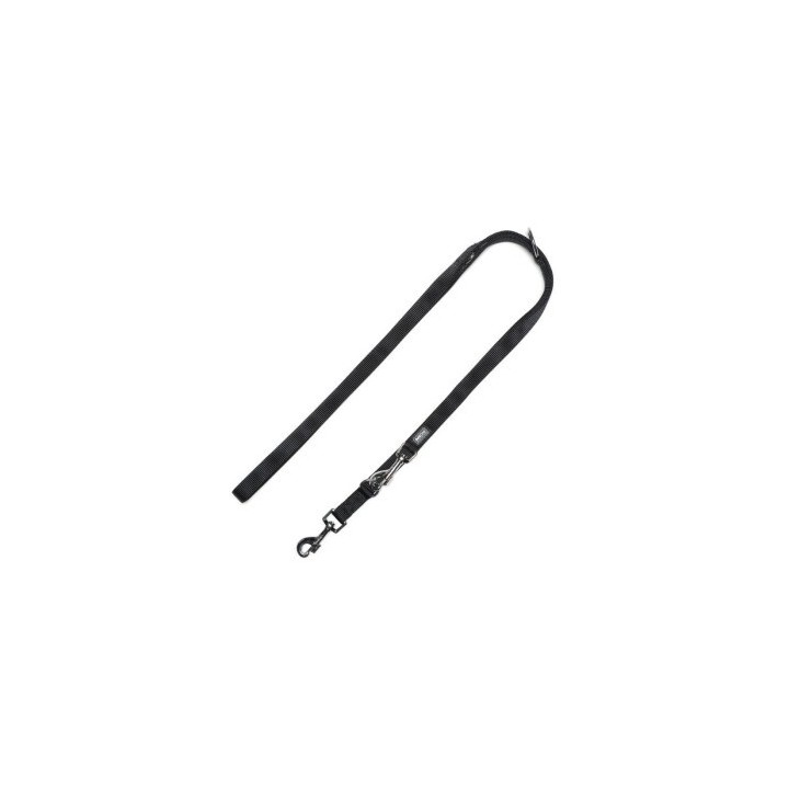 AniOne Nylonführleine Classic 2-lagig schwarz L