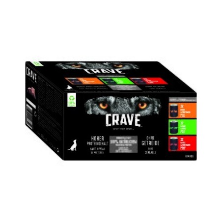 CRAVE Multipack Pastete verschiedene Sorten 2x6x400g