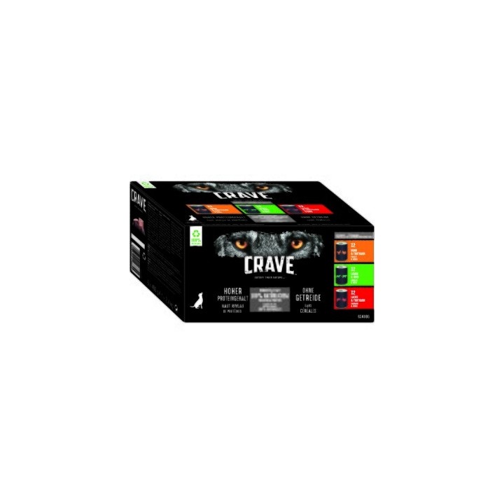 CRAVE Multipack Pastete verschiedene Sorten 2x6x400g