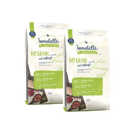 Sanabelle No Grain Geflügel 2x2 kg