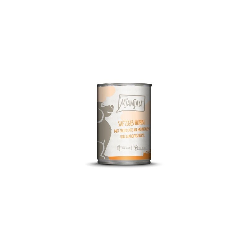 MjAMjAM Adult Huhn mit Ente und Möhrchen 6x400 g