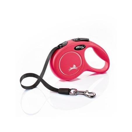 Flexi New Classic Gurt rot XS, 3 m, 12 kg
