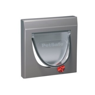 PetSafe 4-Wege Katzenklappe mit Tunnel grau