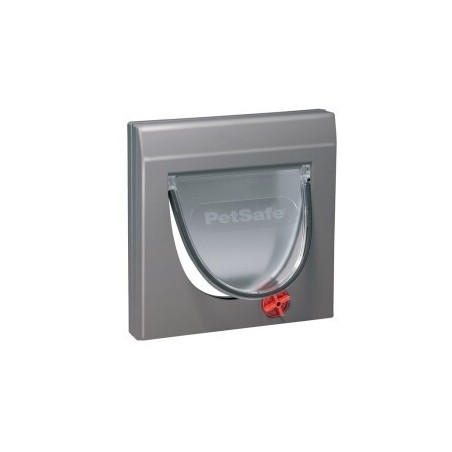 PetSafe 4-Wege Katzenklappe mit Tunnel grau