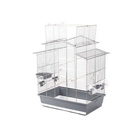 Interzoo Vogelkäfig Iza grau