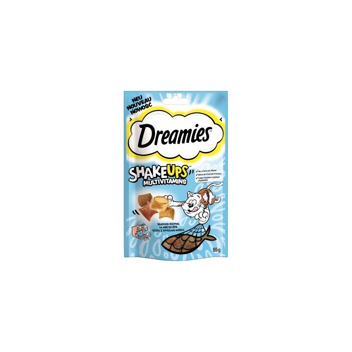 Dreamies ShakeUps 6x55g Seafood Festival