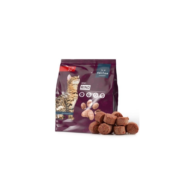 FeliFine BARF Komplettmenü Hund TK-Nuggets Napffertig 10x480 g Rind
