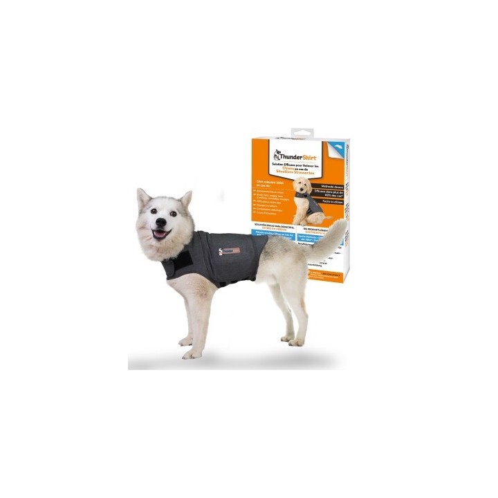 Thundershirt Beruhigungsweste grau M