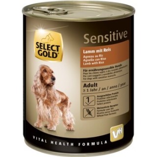 SELECT GOLD Sensitive Adult Lamm mit Reis 24x800 g