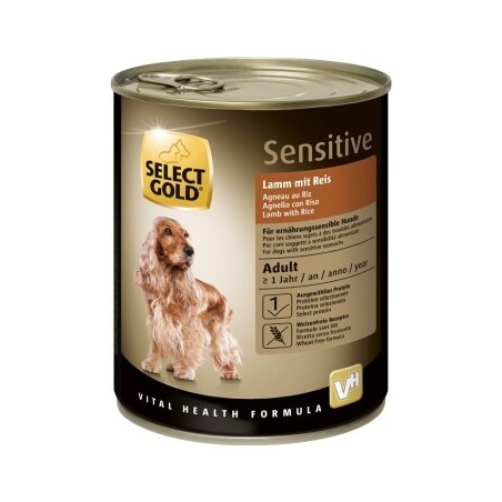SELECT GOLD Sensitive Adult Lamm mit Reis 24x800 g