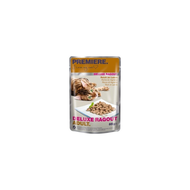 PREMIERE Deluxe Ragout Adult Reich an Lamm 44x85 g