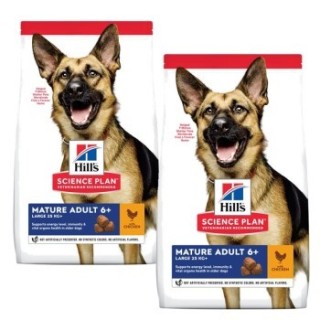 Hill's Canine Science Plan Active Longevity Mature Adult 6+ Senior Large Breed 2x14 kg