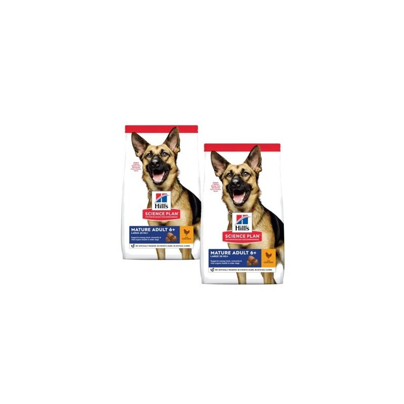 Hill's Canine Science Plan Active Longevity Mature Adult 6+ Senior Large Breed 2x14 kg