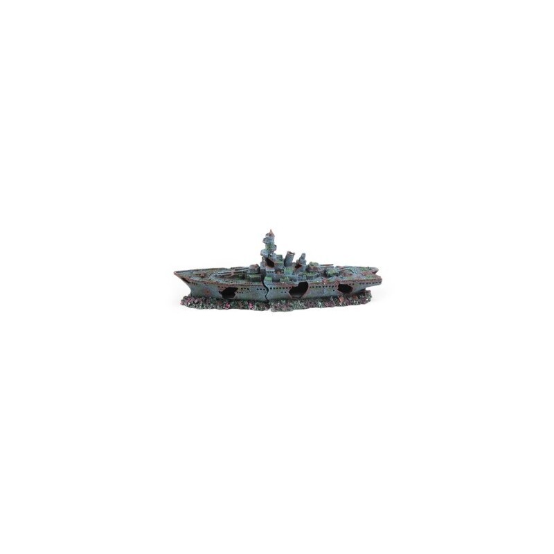 Aquatlantis Aquariendeko Zerstörer Schiff L