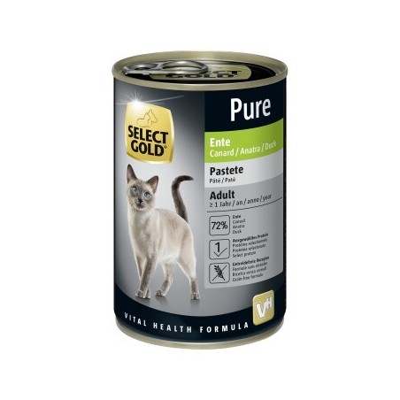 SELECT GOLD Pure Adult Paté Ente 12x400 g