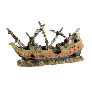 Aquatlantis Aquariendeko versunkenes Schiff L