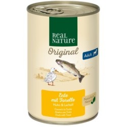 REAL NATURE Adult Ente mit Forelle 12x400 g