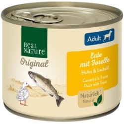 REAL NATURE Adult Ente mit Forelle 12x200 g