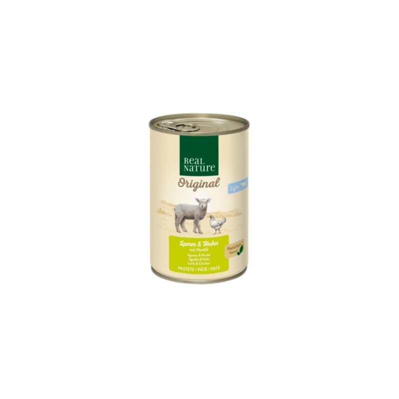 REAL NATURE Light Huhn und Lamm 24x400 g