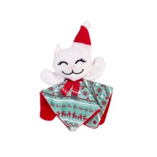 KONG Holiday Crackles Santa Kitty