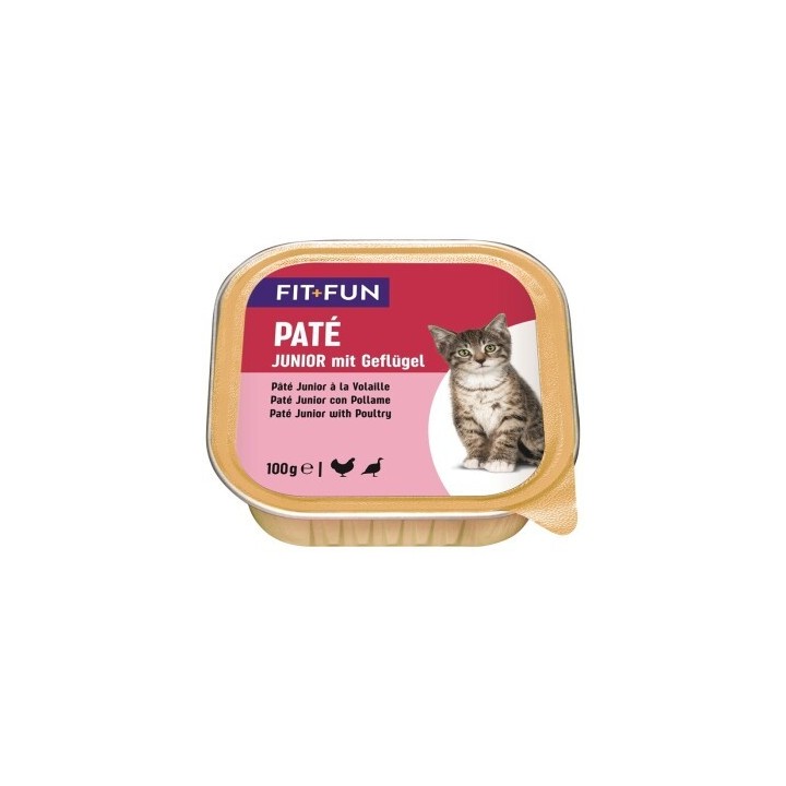 FIT+FUN Junior Paté Geflügel 32x100 g