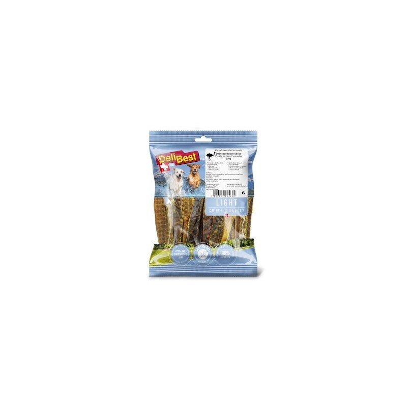 DeliBest Light Straussen Sticks 200g