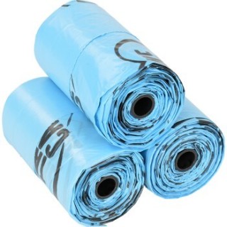 TAKE CARE Kotbeutel blau 21x15 Stück