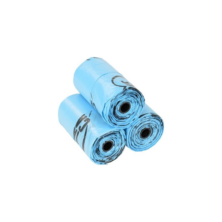 TAKE CARE Kotbeutel blau 21x15 Stück