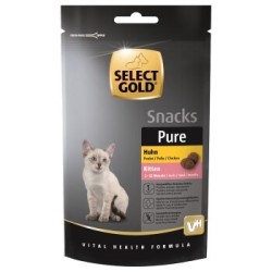 SELECT GOLD Pure Chicken Snack Kitten 8x75g
