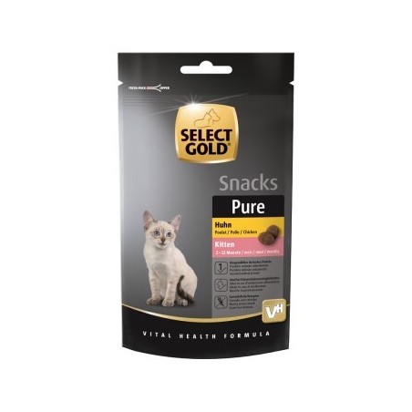 SELECT GOLD Pure Chicken Snack Kitten 8x75g