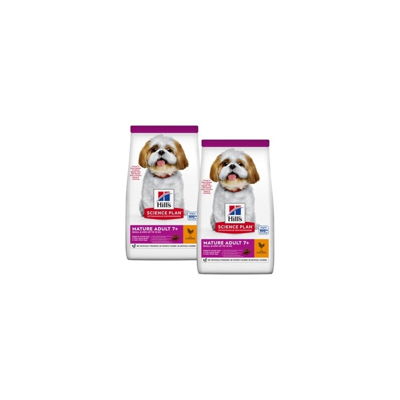Hill's Science Plan Small & Miniature Senior 7+, Huhn 2x3 kg