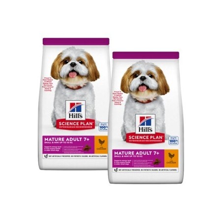 Hill's Science Plan Small & Miniature Senior 7+, Huhn 2x3 kg