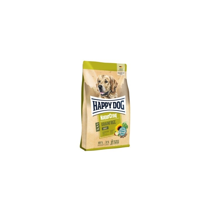 HAPPY DOG NaturCroq Trockenfutter Hund Adult, Grainfree 2x15 kg