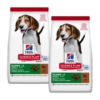 Hill's Science Plan Puppy Medium mit Huhn Lamm und Reis 2x14 kg