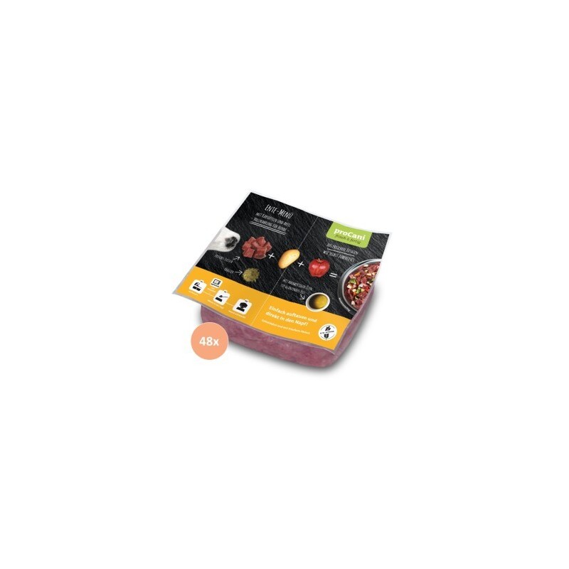 ProCani BARF Komplettmenü TK-Blockware Napffertig Ente 48x500 g