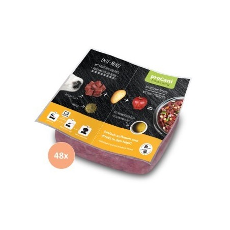 ProCani BARF Komplettmenü TK-Blockware Napffertig Ente 48x500 g