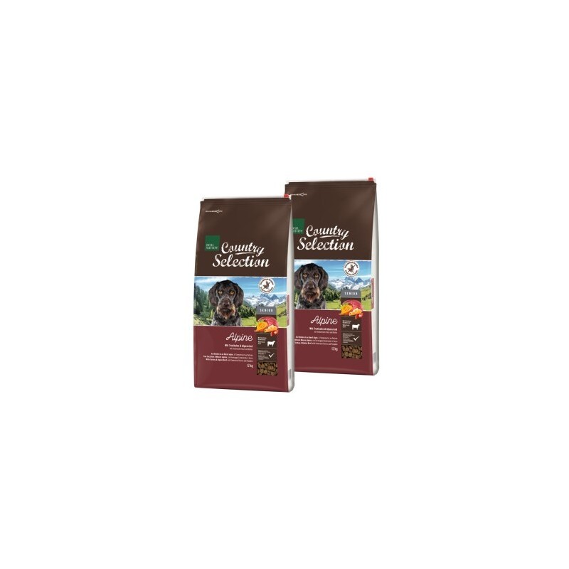 REAL NATURE Country Selection Senior Alpine Truthahn & Alpenrind 2x12 kg