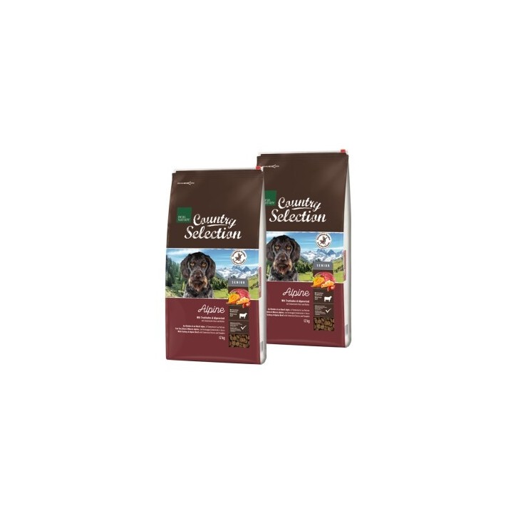 REAL NATURE Country Selection Senior Alpine Truthahn & Alpenrind 2x12 kg