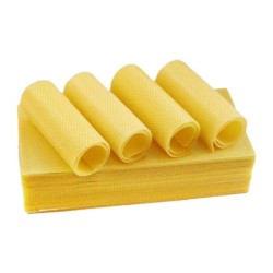 YEGBONG 30 Stück Bienenhonigblätter, Bienenwachsblätter, Bienenstock-Grundlage, Waben-Honigrahmen, tragbar 10PCS