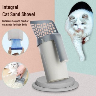 1pc Katzenstreu Schaufel Scoop Filter Pet Wurf Sichter Hohl Sauberer Scoop Sandkästen Schaufel Sand Katzen Liefert grau