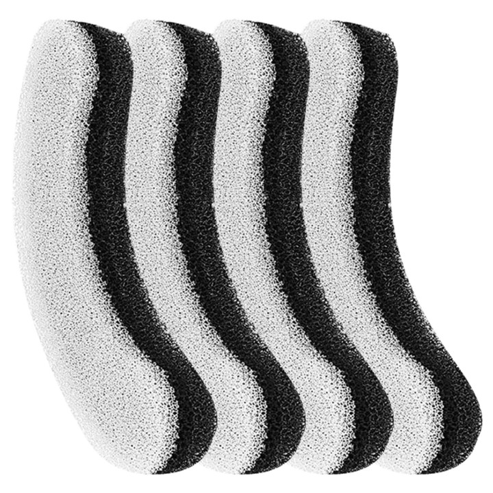 Filter für 61OZ/1,8L transparente Katzenwasserbrunnenfilter Haustierbrunnen Aktivkohle 8pcs weiß/schwarz