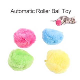 Haustier Hund Katze Automatische Roller Ball Spielzeug Hund Plüsch Spielzeug Bewegung Aktiviert Ball Haustier Interaktives Sp