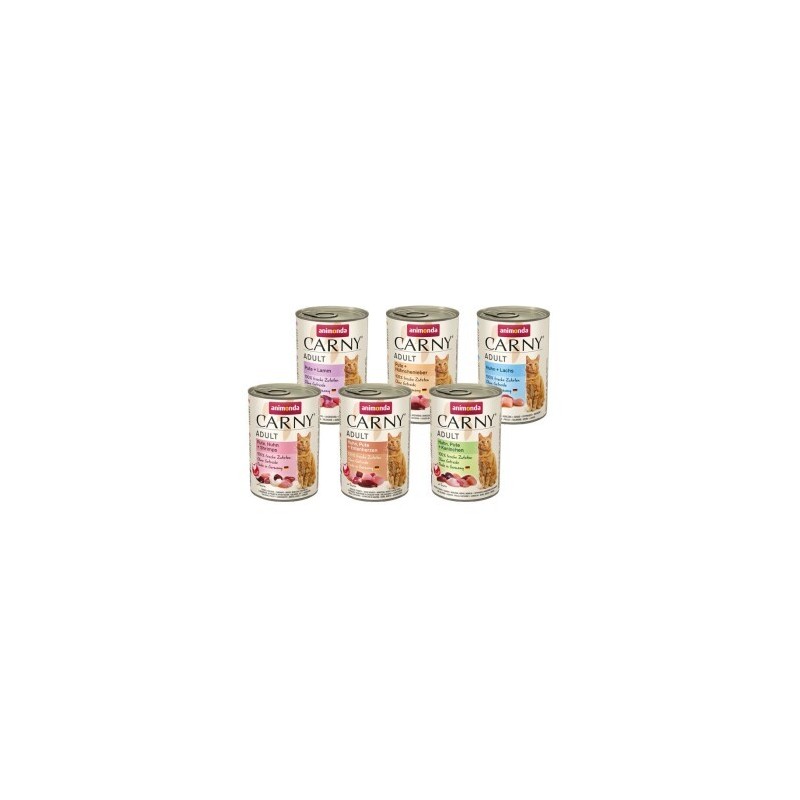 animonda Carny Nassfutter Katze Adult, Mixpaket 6x400 g