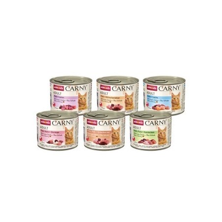 animonda Carny Nassfutter Katze Adult, Mixpaket 6x200 g