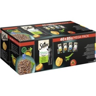 Sheba Mega-Pack Nature's Collection in Sauce Feine Vielfalt 40 x 85g