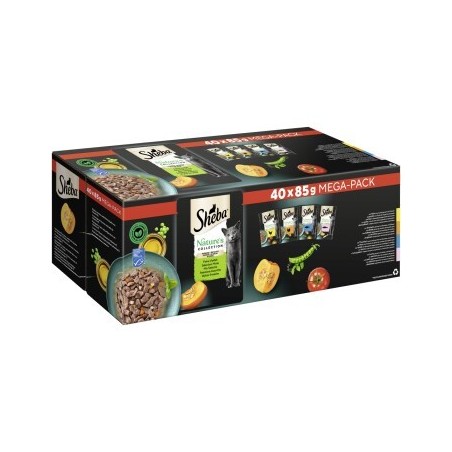 Sheba Mega-Pack Nature's Collection in Sauce Feine Vielfalt 40 x 85g