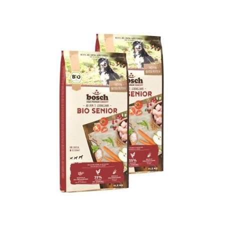 bosch BIO Senior Hühnchen + Preiselbeere 2x11.5 kg