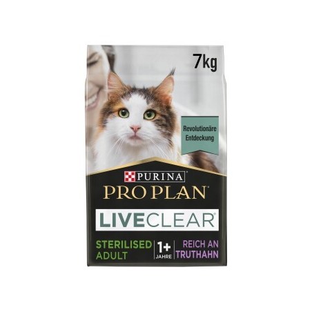 PRO PLAN Liveclear Sterilised Adult Truthahn 7 kg