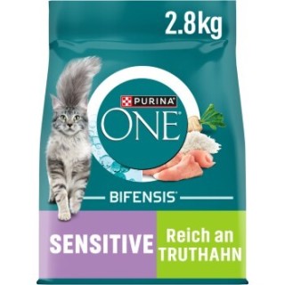 Purina ONE BIFENSIS Sensitive Truthahn und Reis 2.8 kg