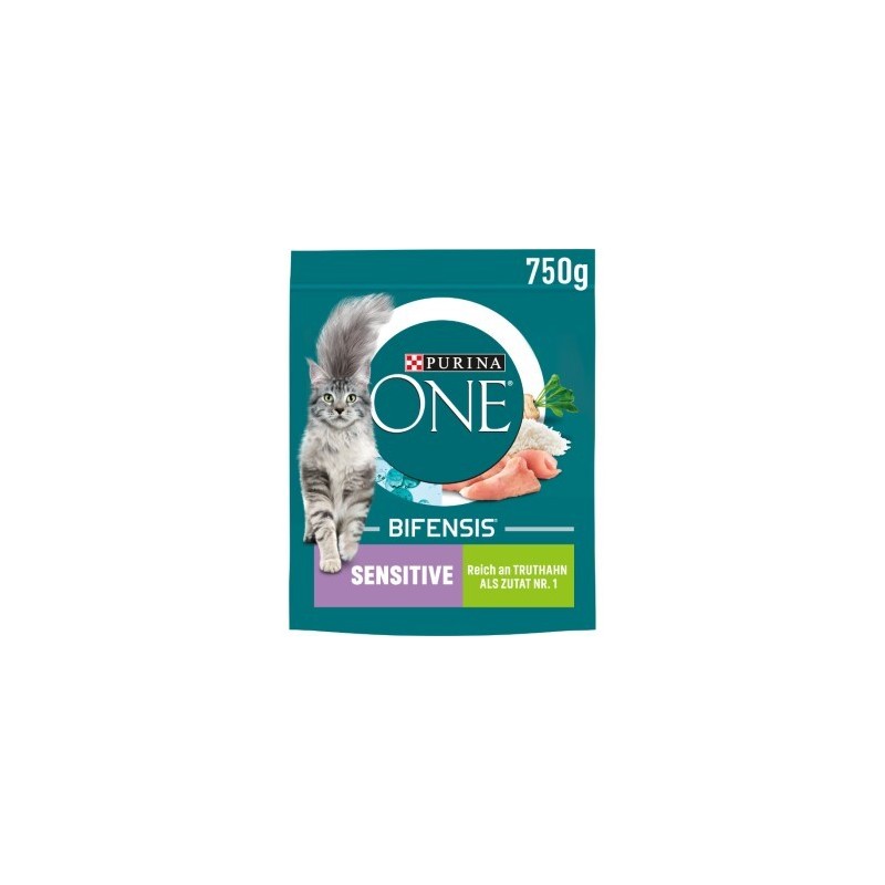 Purina ONE BIFENSIS Sensitive Truthahn und Reis 750 g